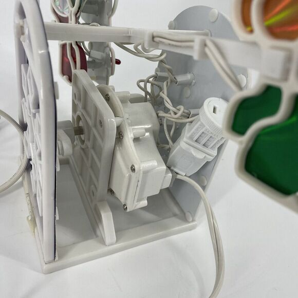 Vintage Christmas Santa Snowman Light Up See Saw Decor INDOOR Motorized - Picture 6 of 13